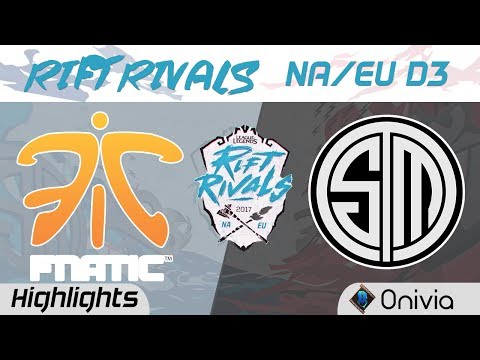 FNC vs TSM Highlights Rift Rivals EU & NA 2017 Fnatic vs Team Solo Mid by Onivia