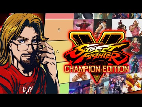 From GREAT! to Uhh...Wait - Max's Street Fighter V Character Visual Tier List