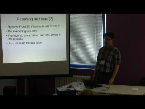 Porting the drm kms graphic drivers to DragonFly - Francois Tigeot