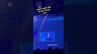 2NE1 perform &quot;BABY I MISS YOU &quot; for the 1st time eve WELCOME BACK TOUR JAKARTA DAY 1