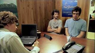 Flight of the Conchords Band Meeting: Increasing the Fanbase HQ