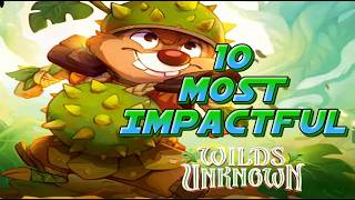 10 MOST Impactful Cards in Wilds Unknown! Giveaway Winner!