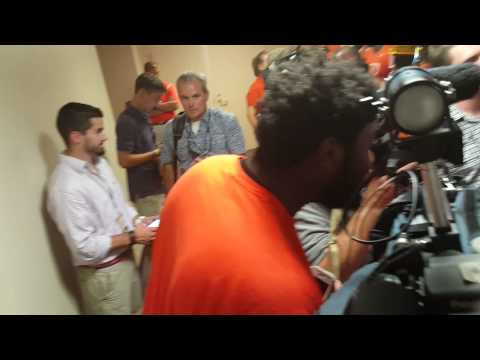 TigerNet.com - Christian Wilkins having fun during interviews