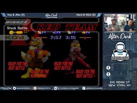 Nebs After Dark #85: Doubles - Loser's Finals: Hax & Jflex (R) vs. Nerd & WiLD (B)