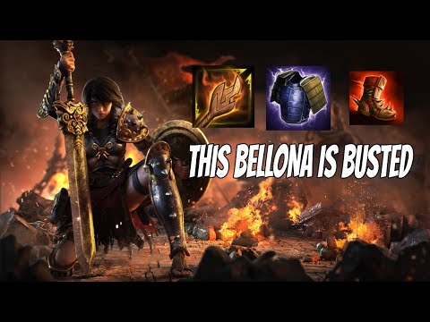 Smite Bellona Solo- Most Broken Build of Season 8!?!?!