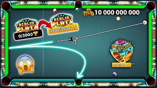 8 Ball Pool - Zero to 3000 Berlin Trophy Road Complete - Level 300 Coins 10 Billion - GamingWithK