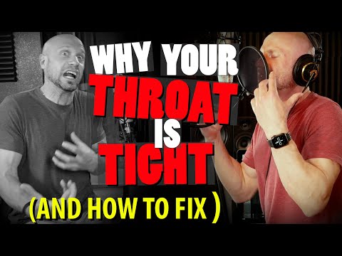 Why Your THROAT is TIGHT When Singing (And How to Fix) A Simple Exercise