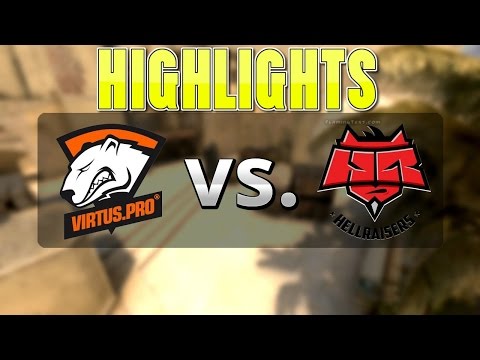 CS:GO - Hellraisers Vs Virtus Pro Starladder HighLights!