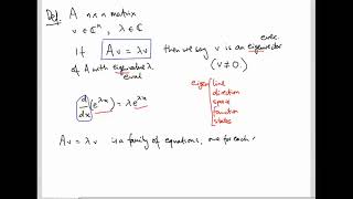 Linear Algebra 31: Eigenvectors and eigenvalues