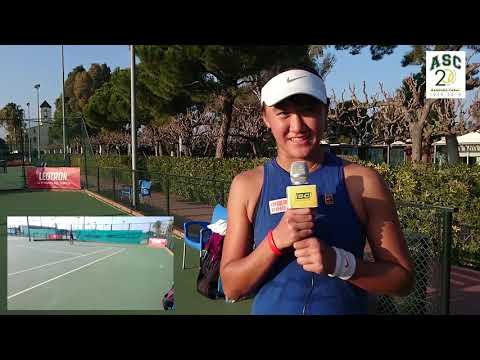 Interview with Wang Xiyu, 2018 @usopen junior Girls' Champion.