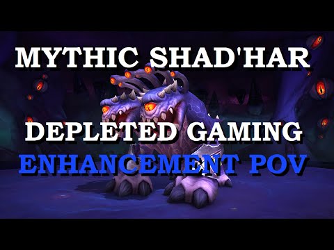 Mythic Shad'har [First Kill] - Enhancement Shaman POV | World of Warcraft | Waves