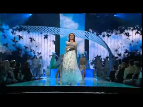 Euroviisut 2007 musiikkiesityksen solistina Johanna Rusanen-Kartano