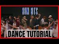 BTS RUN BTS Dance Practice Mirror Tutorial SLOWED