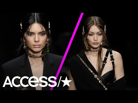 Kendall Jenner, Gigi Hadid & More Stars Strut Their Stuff At Versace Show