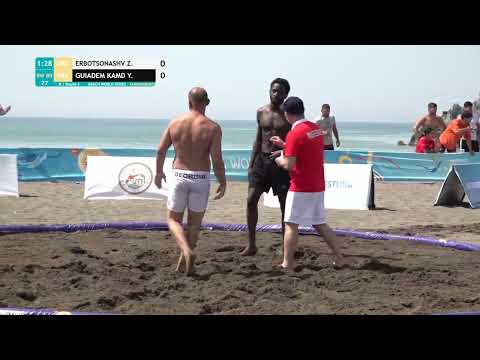 Round 3 Men's BW - 80 kg: Z. ERBOTSONASHV (GEO) v. Y. GUIADEM KAMD (FRA)