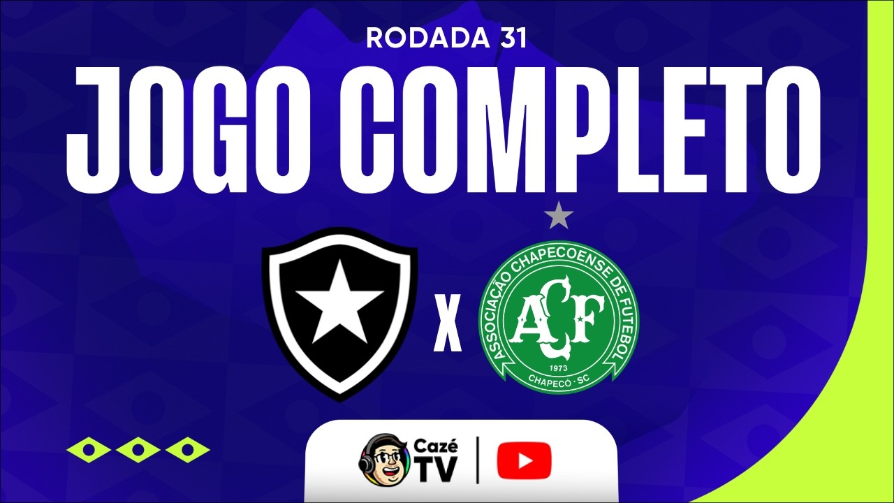 JOGO COMPLETO: BOTAFOGO X CHAPECOENSE | BRASILEIRÃO 2026 | 31ª RODADA