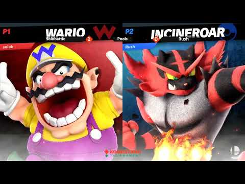 Koneistamo 18 - Ultimate Singles - Pools - Rush(Incineroar) vs Solobattle(Wario)