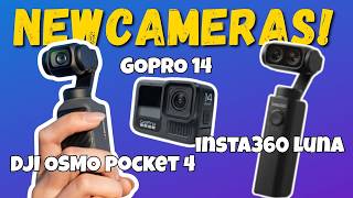 NEW DJI Pocket 4, GOPRO 14 and INSTA360 LUNA latest leaks!