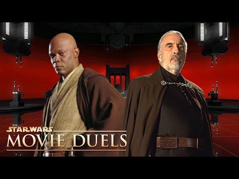 Mace Windu v Count Dooku - Star Wars Movie Duels Ai Battle