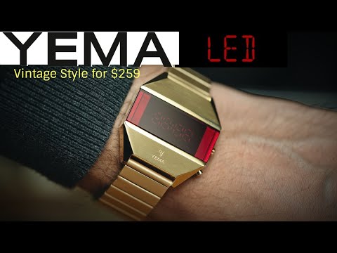 Introducing The YEMA LED Collection Vintage Digital Watch Pulsar