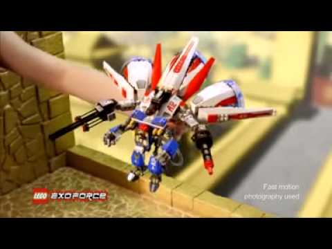 Mobile Devastator 8108 & Fight for the Golden Tower 8107 & Aero Booster 8106 - Lego Exo-Force