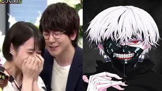 Actor (Alice Hirose) meets ( Natsuki Hanae ) from the anime Tokyo Ghoul video