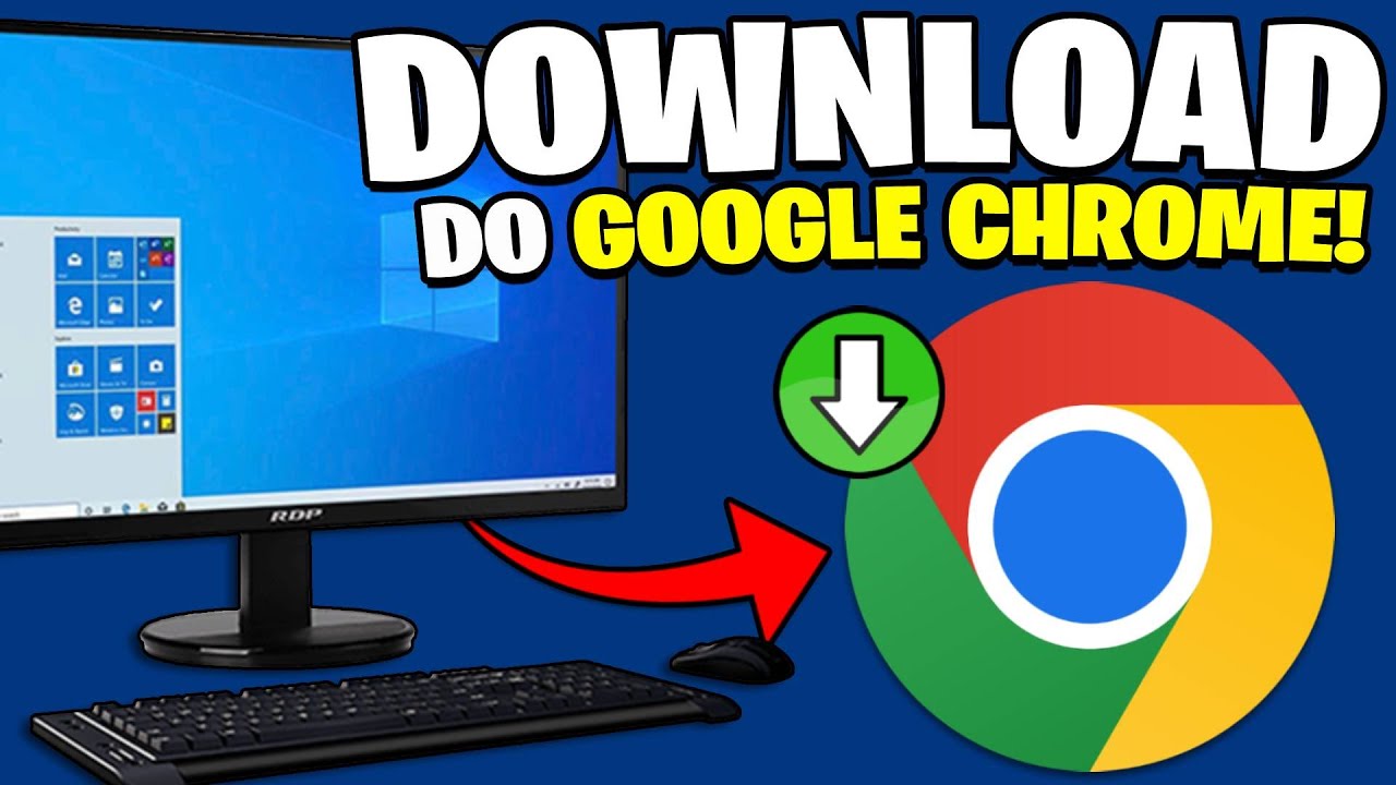 Como BAIXAR e INSTALAR o GOOGLE CHROME no PC (PASSO A PASSO COMPLETO)