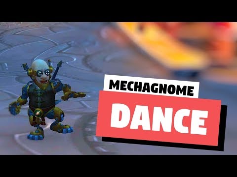 Mechagnome Dance Animations - Robot Style Dancing | WoW Patch 8.3 PTR | World of Warcraft