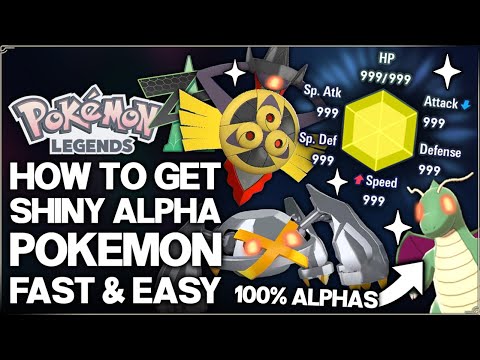Pokemon Legends Z-A - How to Get ANY Shiny Alpha Pokemon FAST - Easy Alphas Guide & OP Catch Trick!