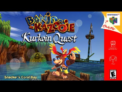 Banjo-Kazooie: Kurkoin Quest - Snacker's Coral Bay [N64] Hack (2022)