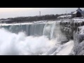 Niagara Falls freezes over - YouTube