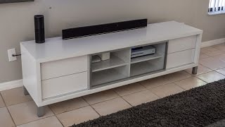 [REVIEW] Monarch Specialties White Hollow-Core Euro TV Console, 70-Inch