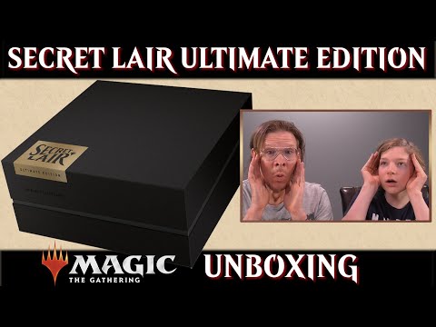 MTG Unboxing Secret Lair Ultimate Edition Magic the Gathering deutsch Trader Opening Review Info