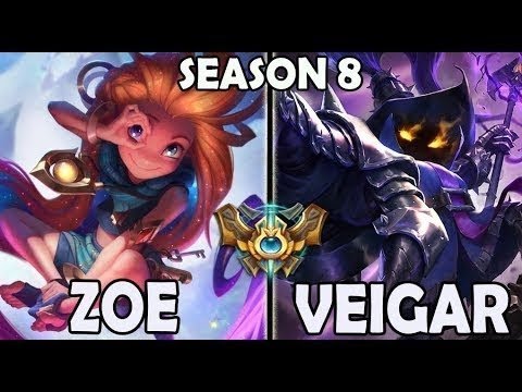 Full Challenger: SKT T1 Faker Zoe VS Veigar KR