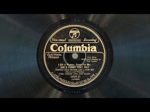 She's Funny That Way • Ted Lewis and His Band (EMG Mark IX Gramophone)