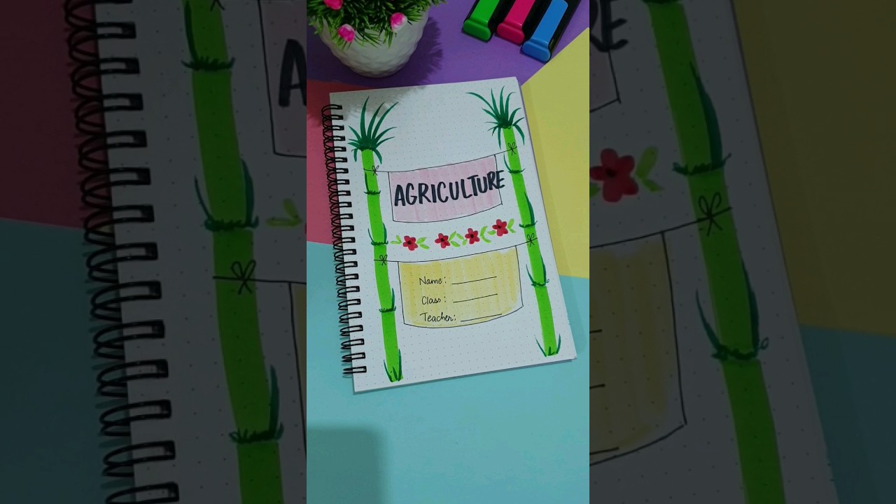 front page idea: Agriculture 🌾🌾 #shorts #frontcoverpage #youtube