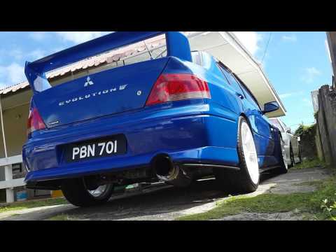 Mitsubishi Lancer EVO 7 Greddy TiC Exhaust sound