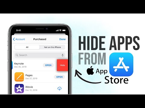 Part of a video titled How to Delete App Store Purchase History (2021) - YouTube