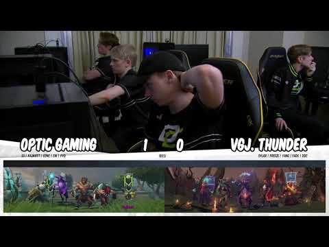 VGJ Thunder vs Optic Gaming Game 2 | China Dota 2 Supermajor Group Stage Day 2