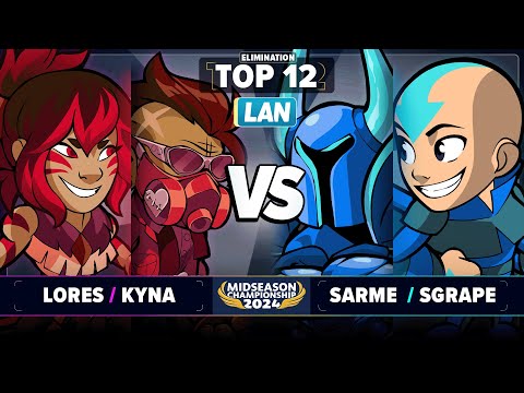 Kyna & Lores vs Sarme & Sgrape - Elimination Top 12 - Midseason Championship 2024 - LAN 2v2