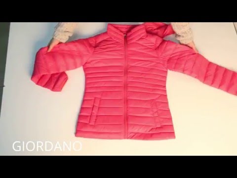 GIODANO | How to Fold Your Ultra Light Down Jackets thumnail