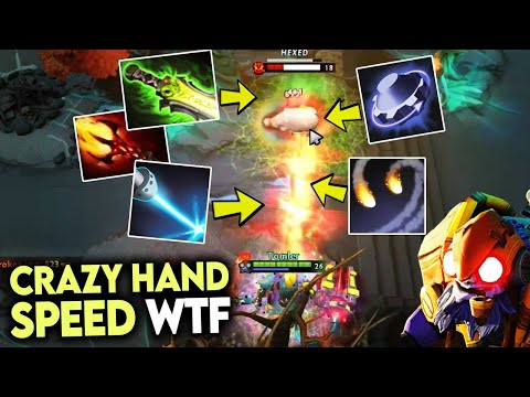 Crazy Hand Speed [5 Spells In Millisecond] - Tomler Aggressive God Tinker Dota 2