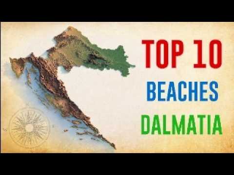 Top 10 Beaches of  Croatia, Dalmatia
