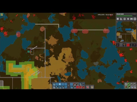 Factorio - The Road to MEGA BASE with CRAZY BITERS as neighbors! - Part 11