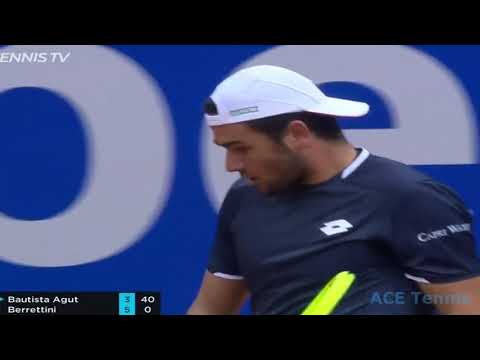 Roberto Bautista Agut vs Matteo Berrettini - HL Munich 2019 SF