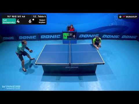 18:50 Yurii Shchepanskyi  - Valentyn Yunchyk 14.09.2023 TT Euro.Cup Ukraine Star . TABLE 4