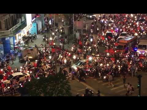 Vietnam wins the soccer match