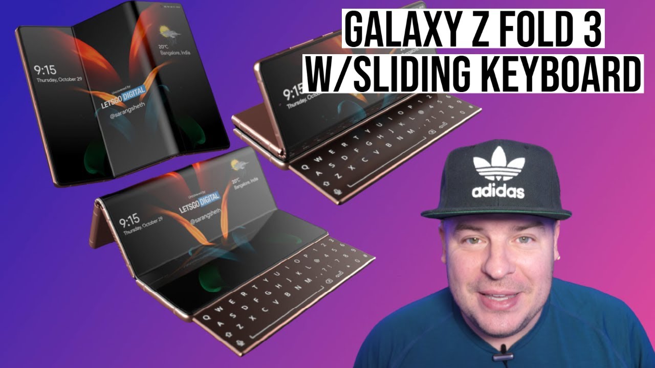 Samsung Galaxy Z Fold 3 with Sliding Keyboard