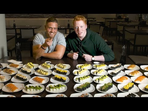 Utmanar Sverigesmästaren i att äta sushi