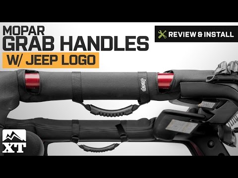 Jeep Wrangler Mopar Grab Handles w/ Jeep Logo (2007-2017JK) Review & Install